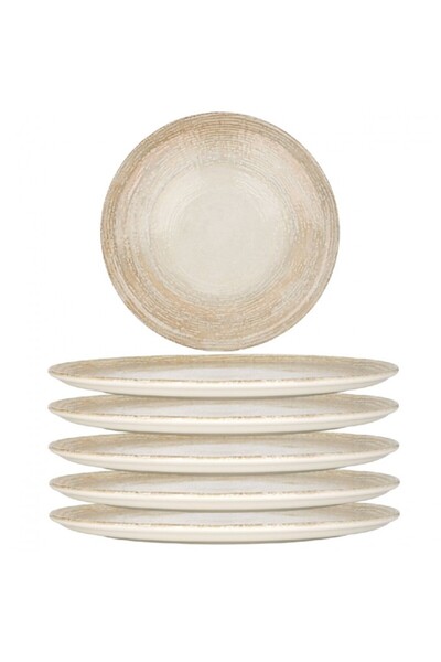 Bonna Set 6 farfurii pizza Patera din portelan 32cm