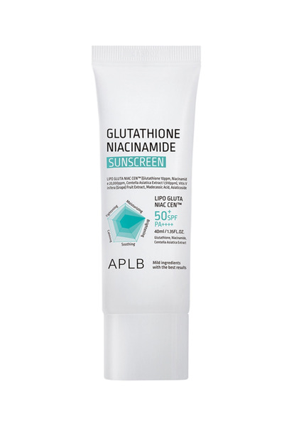APLB Glutathione Niacinamide Sunscreen SPF50+ PA++++ Brightening Face Cream w...