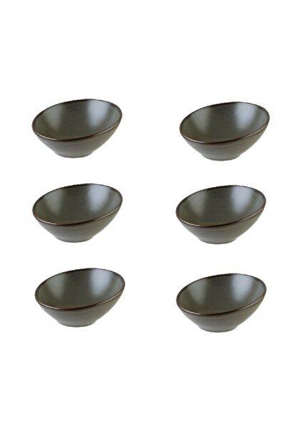 Bonna Σετ 6 κεκλιμένων μπολ Gloire πορσελάνης 8cm 60ml