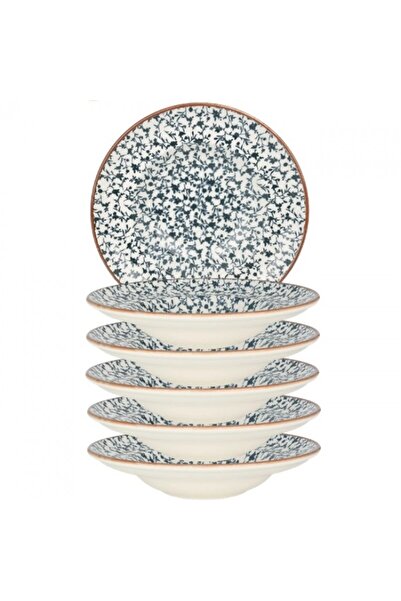 Bonna Set 6 farfurii paste Calif 27cm 450ml din portelan