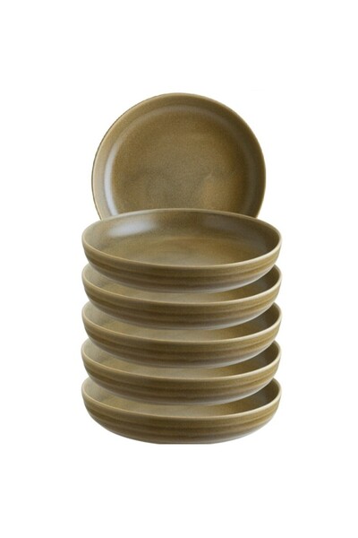 Bonna Set 6 farfurii adanci Terra Pott din portelan 22cm 1070ml