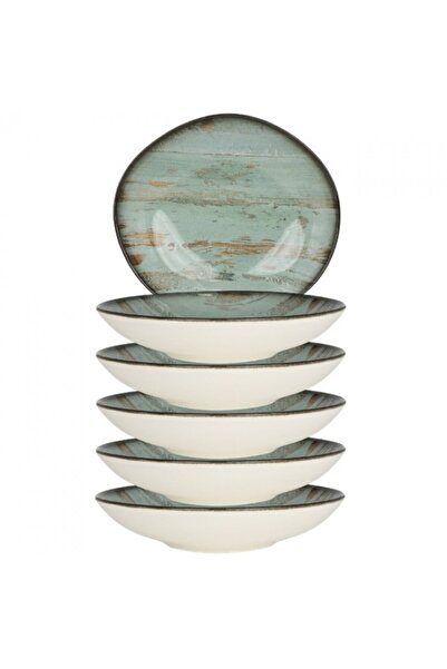 Bonna Set 6 farfurii adanci Madera din portelan 26cm 1000ml