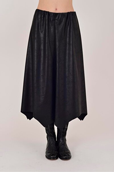 Park Moda TK23869 TERRA ΑΣΥΜΜΕΤΡΙΚΗ ΔΕΡΜΑΤΙΝΗ ΦΟΥΣΤΑ