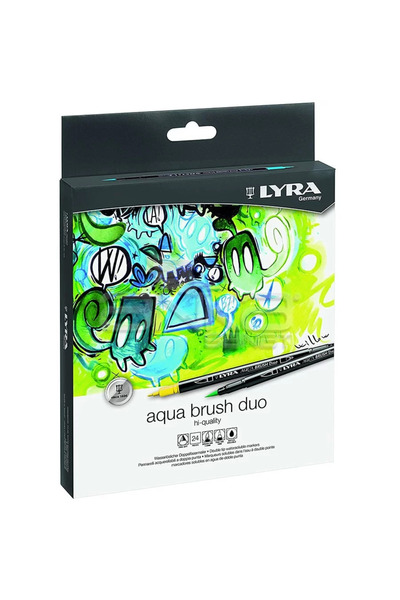 LYRA Aqua Brush Duo Brush Tip Pen Set of 24