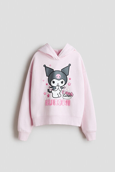 H&M Motif Detaylı ve Kapüşonlu Üst