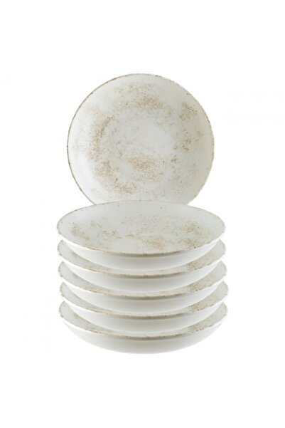 Bonna Set 6 farfurii supa portelan Nacrous Matt 20cm 500ml