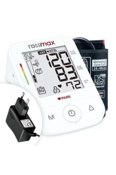 Rossmax X 5 - Automatic digital arm blood pressure monitor (adapter included)