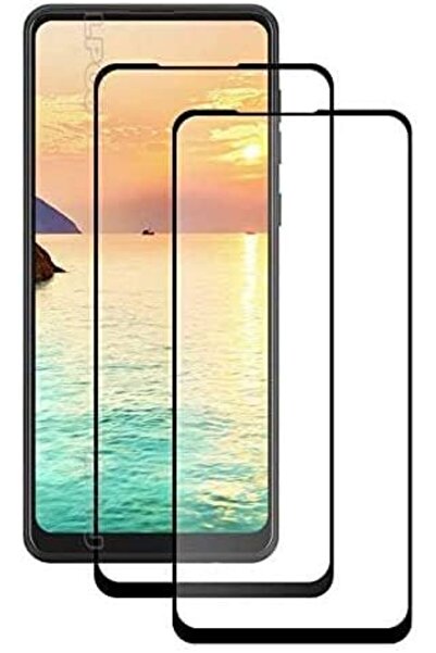 Generic Two-Pack Tempered Glass Screen Protector for Samsung Galaxy A21s, 9H Hardness, Full Adhesive - Trans