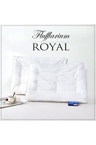 SELLER HOME Goose Down Pillow "FLUFFLARIUM ROYAL"