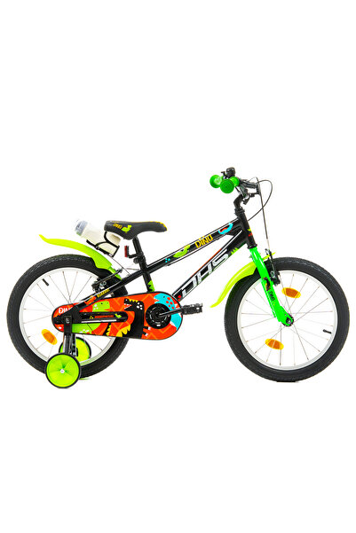 DHS Bicicleta copii Dino Kids Bicycle - 18 Inch, Black