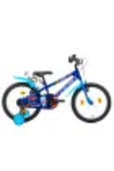 DHS Bicicleta Copii Unicorn Kids Bicycle - 18 Inch, Pink/Blue