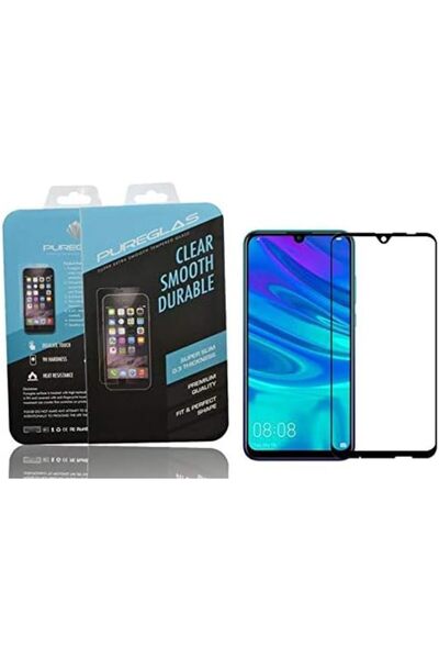 Generic واقي شاشة زجاجي مقوى لهاتف هواوي بي سمارت 2019، أسود