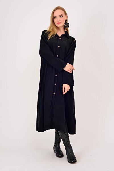 Park Moda 11429 Lova Flower Embossed Sequin Detail Taupe Velvet Dress