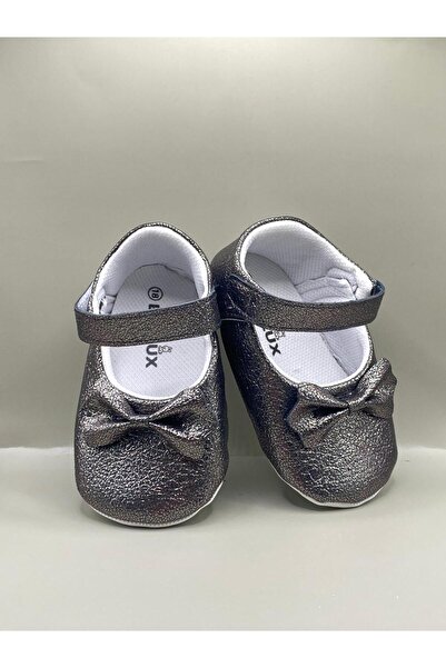 BEBLUXBABY Parılıtılı Babet Kız Bebek Ayakkabısı