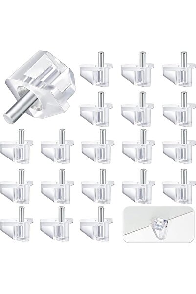 Raco أوتاد دعم الرفوف، 20 قطعة، 5 مم، شفافة