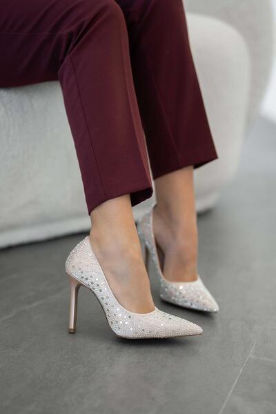 Parponi Morley women's high heel evening shoes gold