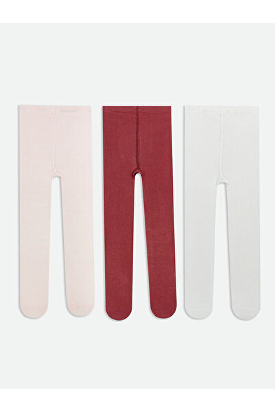 LC Waikiki Основни чорапогащи за момичета, 3-пакет (W5)