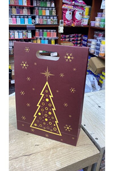 demontecraft yılbaşı hediye paketi zarf çanta 2 adet 35x25x9