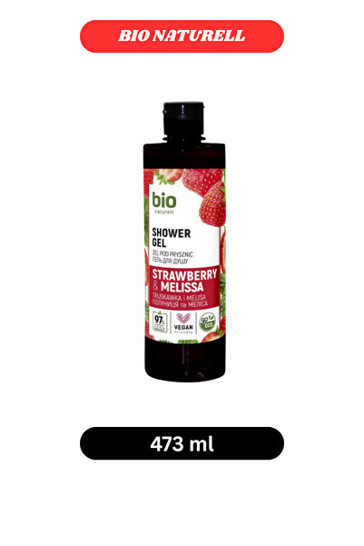 BIO Naturell Gel de duș cu căpșuni și melisă 473 ml