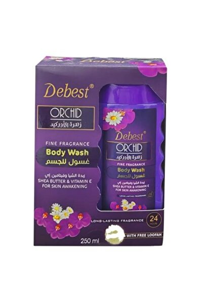 Debest غسول الجسم برائحة الأوركيد مع زبدة الشيا وفيتامين E مع الليفة | 250 مل |