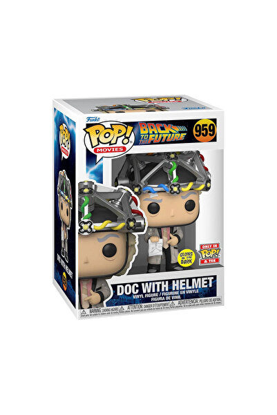 Funko Back to the Future Doc with Helmet Glow-in-the-Dark Pop Figür