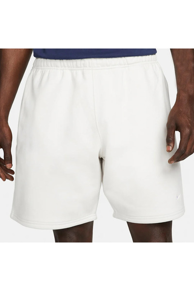 Nike NRG Solo Swoosh Fleece Shorts 'Phantom White' Krem Erkek Şort