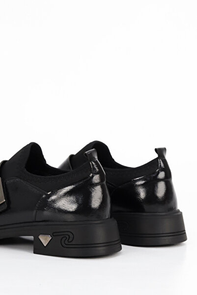 Mamito Ayakkabı Int 4065 Stretch Detailed Low Sole Oafer