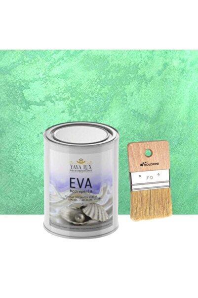 YaYa Color Set Vopsea Decorativa de Lux, Eva Madreperla, Verde Smarald, 0.5 L...
