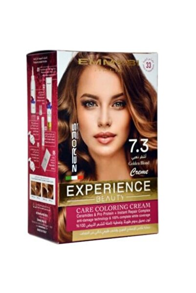 Beauty Experience مجموعة صبغة الشعر الإيطالية الدائمة زيرو 35 - درجة اللون 7....