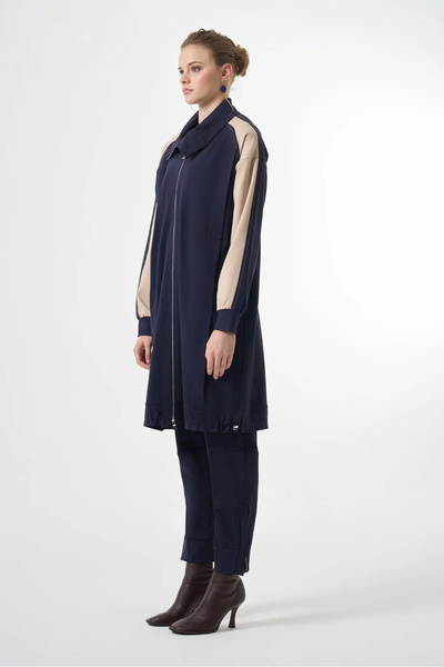 MissWhence Striped Detail Cap Navy Blue 38400