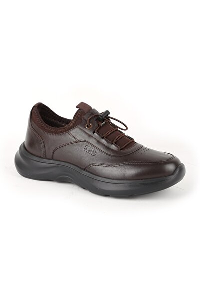 LBR H1071 Men's Leather Casual Shoes Brown