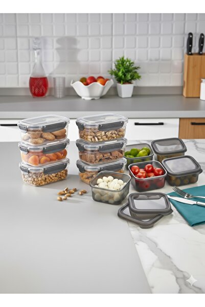 Estava Home 11 Pieces Leakproof Breakfast Storage Container Set 300 ml and 70...