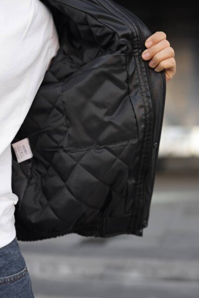 BASEL.CO Old Money Culture Oversized Quilted Thick Leather Jacket