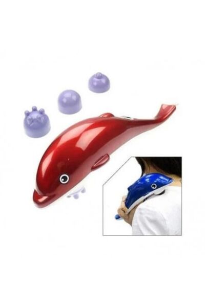 OEM Aparat pentru masaj forma delfin, contine 3 capete, relaxare si tonifiere