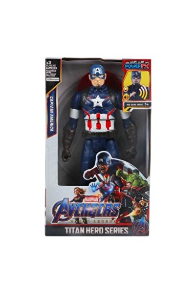 OEM Figurina Captain America, Titan Hero, 30 cm, multicolor, 4+