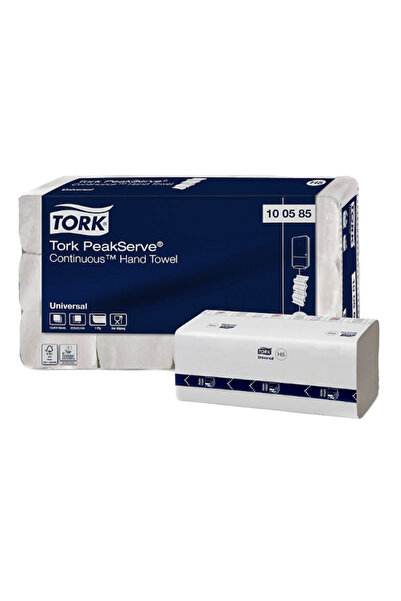 TORK Prosoape pentru maini PeakServe Continuous, 1 strat, 410 portii, 12 pach...