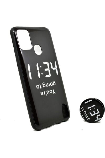 Generic Stylish Back Case with Mask for Samsung Galaxy M31 (Style 03) - Thermoplastic