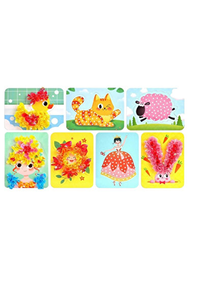 Yizemay Set de artizanat pentru copii Yizemay, 10 modele, hartie, plastic, mu...