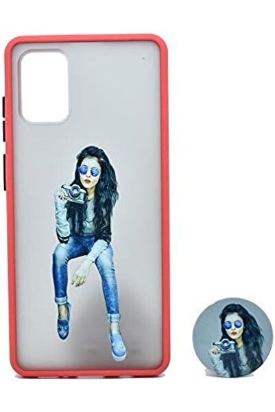 Other Printed Protective Case for Samsung Galaxy A71 - Dark Red (Polycarbonate)