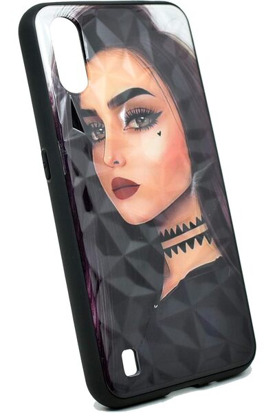 Generic Crystal Photo Pattern Phone Case for Samsung Galaxy A01 (TPU) -