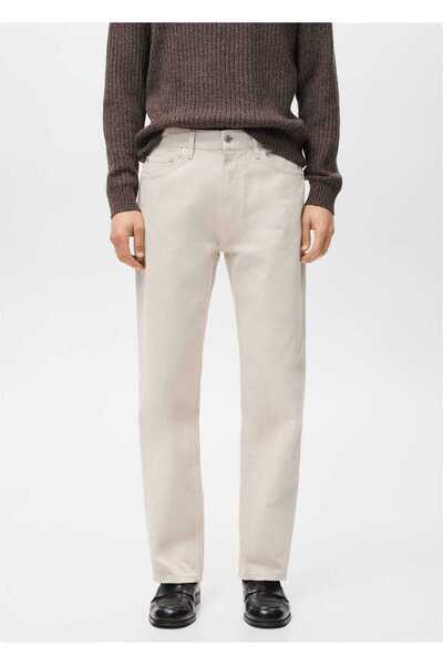 MANGO Man Moby düz kesim jean pantolon