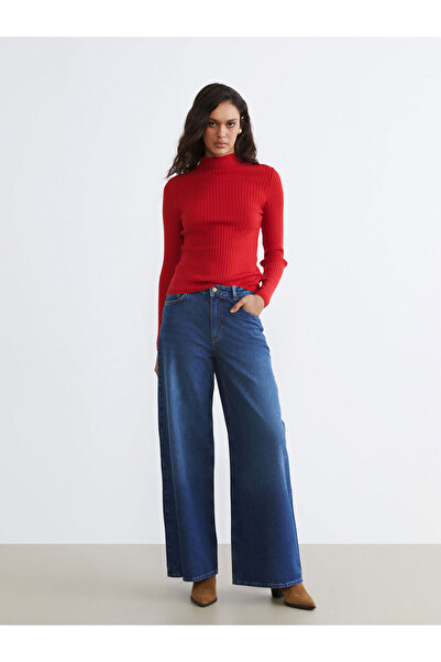 LC Waikiki بنطلون جينز نسائي واسع من LCW