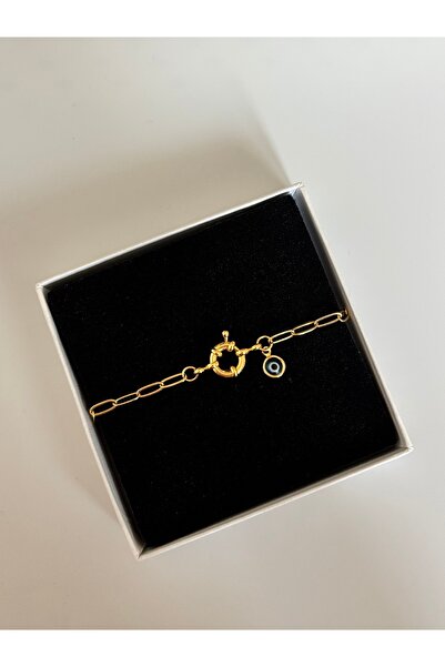 acc swen Nazar boncuklu ataç bileklik paslanmaz çelik