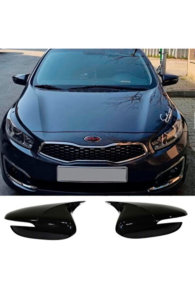 Sheyzen Kia Ceed Uyumlu Batman Yarasa Ayna Kapağı Sinyalli Parlak Siyah 2012-...