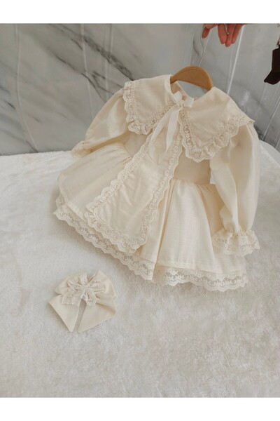 Elwirababyboutiqe keten vintage elbise