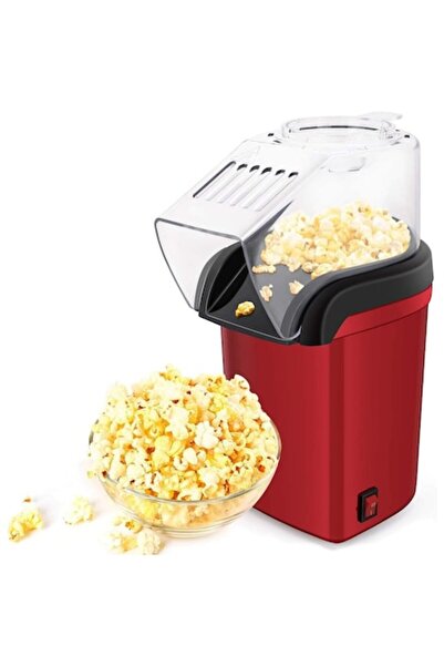 stuffix Popcorn maker, red, 17.7 x 12 x 27 cm, oil-free, compact design
