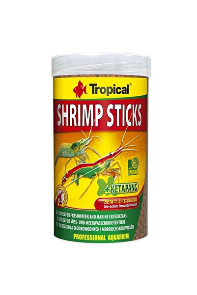 Genel Markalar Shrimp Sticks Tatlı ve Tuzlu Su Kabukluları için Çubuk Yem 100...