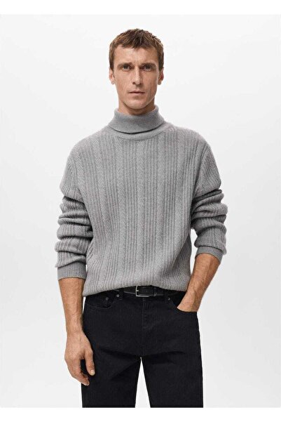 MANGO Man Kalıplı boğazlı kazak