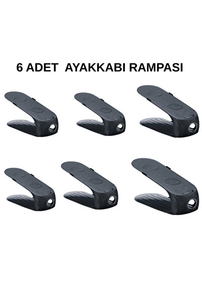 HOMEFECT منحدر أحذية مكون من 6 قطع