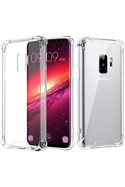 Other جراب سامسونج S9 بلس، سيليكون شفاف، غطاء واقٍ مقاوم للصدمات